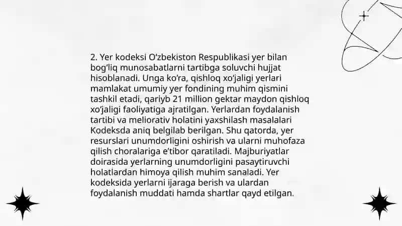 Yer huquqi fanidan 4