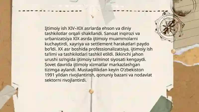 Ijtimoiy ish asoslari 4