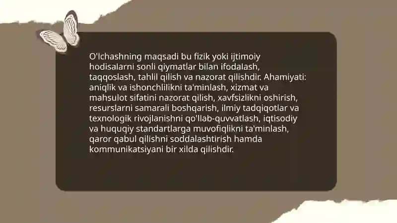 O'lchash haqida tushuncha 4