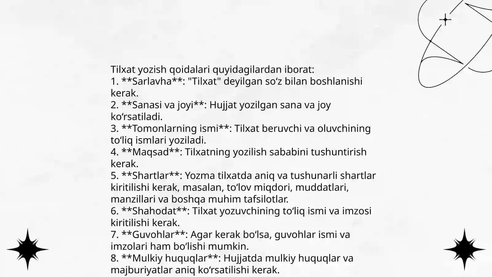 Tilxat turlari 4