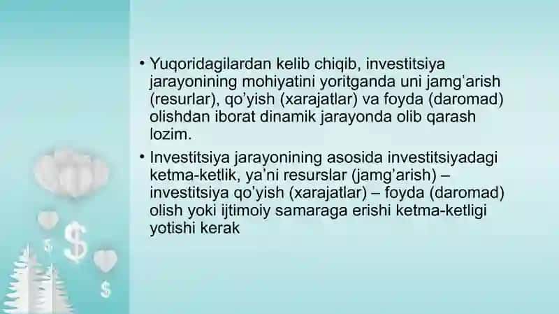 Investitsiya loyihalarini ekspertiza qilishdagi axborotlar manbasi 4