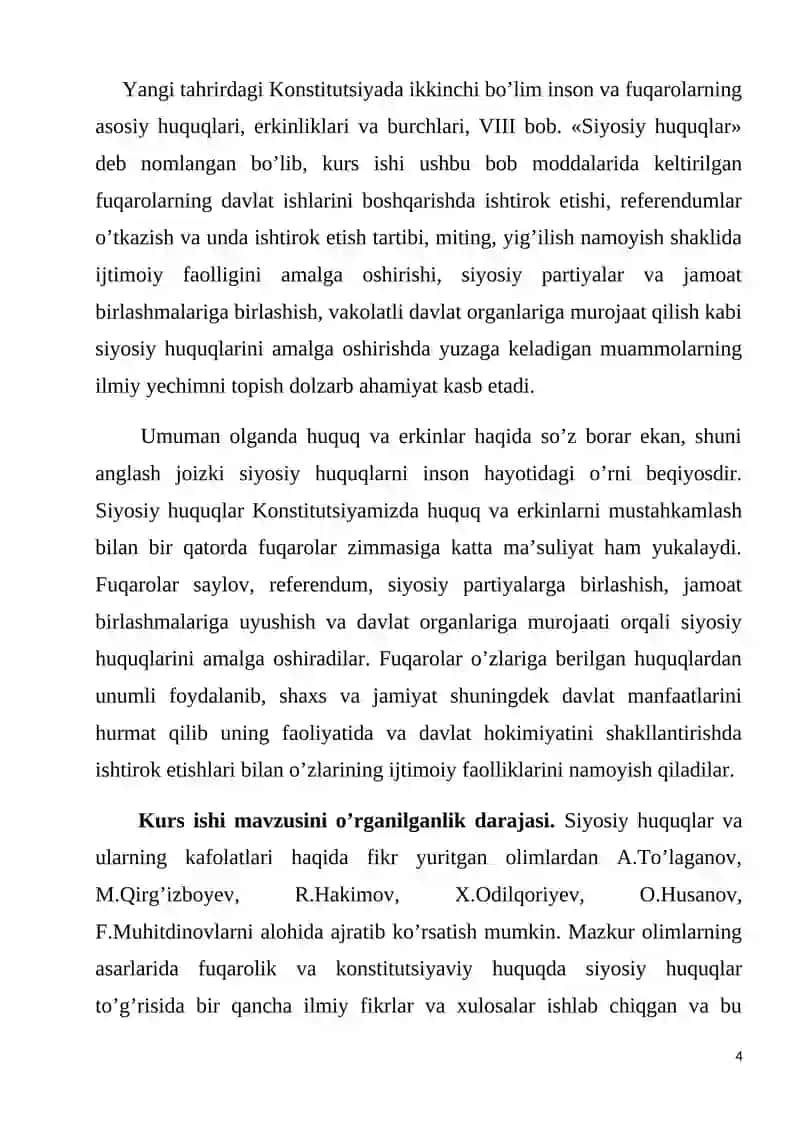 Siyosiy huquqlar 4