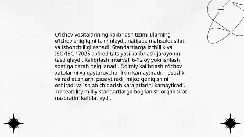 Metrologiya va sifat nazorati 4
