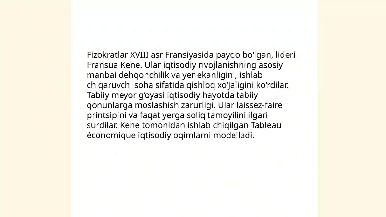 Iqtisodiy nazaryada tarixiy maktablar 4