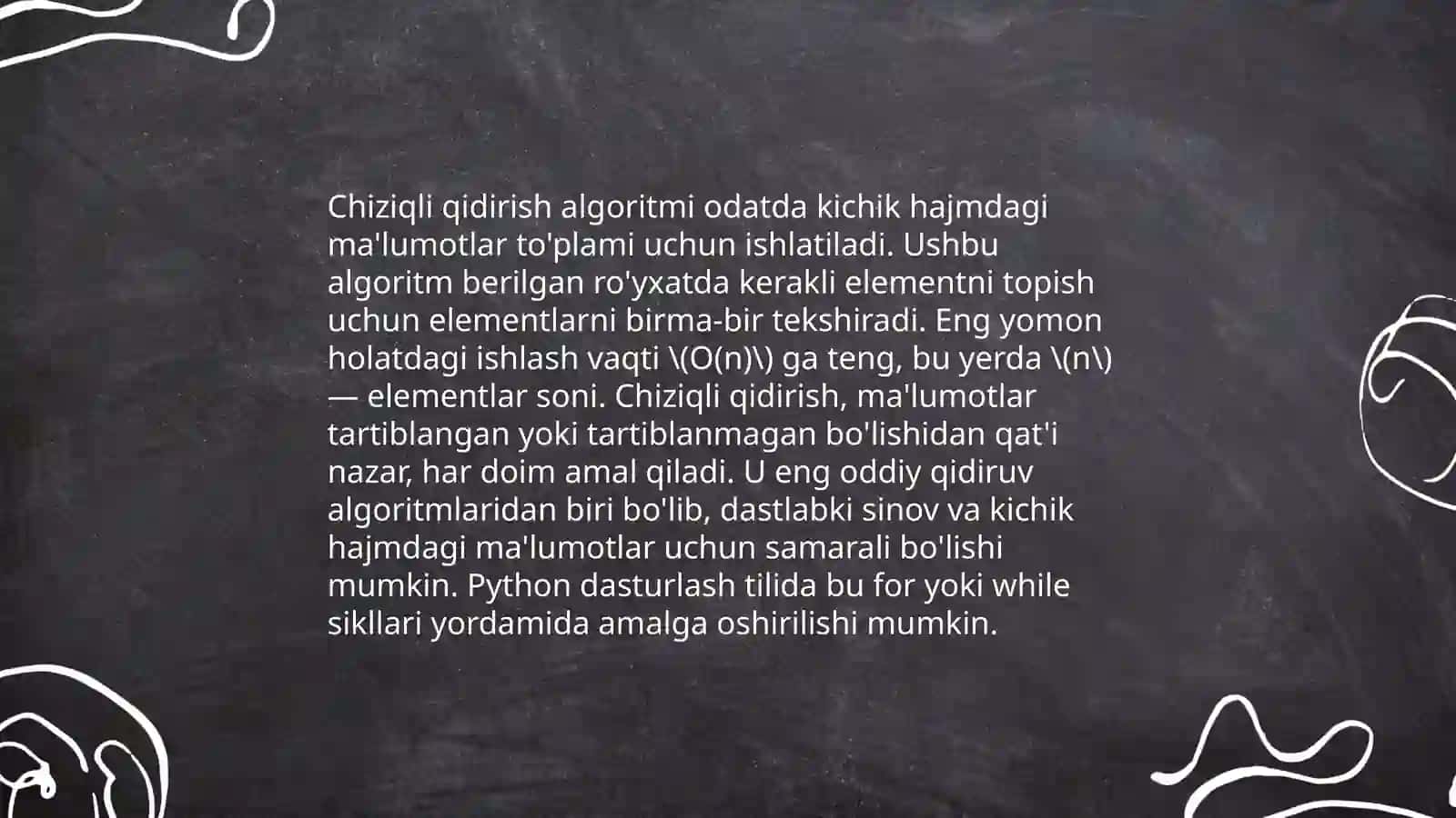 Qidirish Algoritmlari va Ularning Qo'llanilishi 4