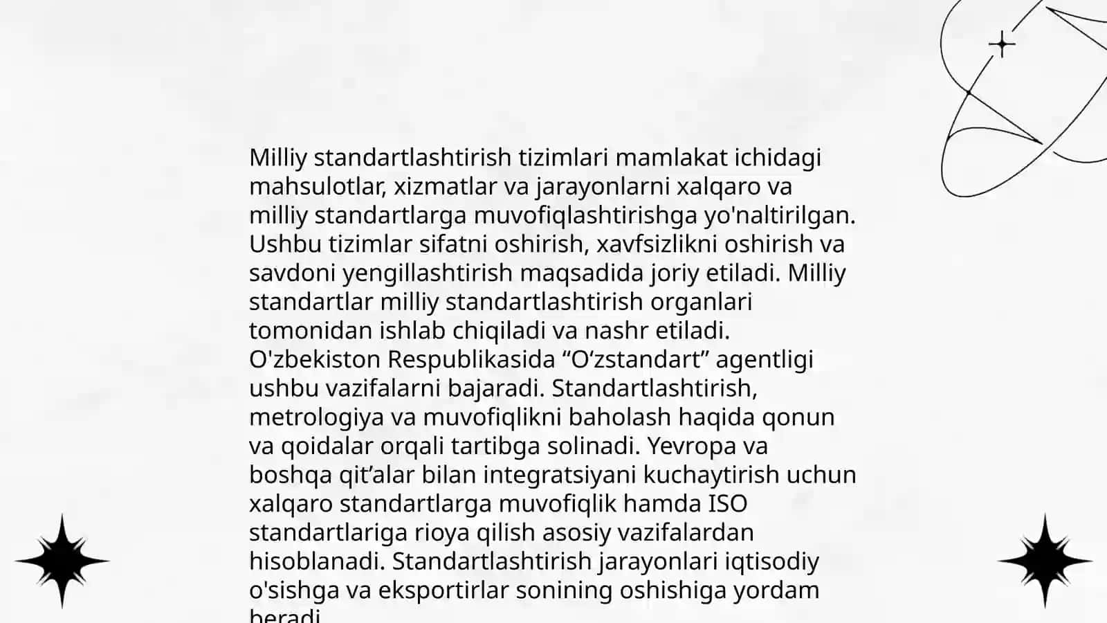 Standartlashtirish sohasida hamkorlik 4