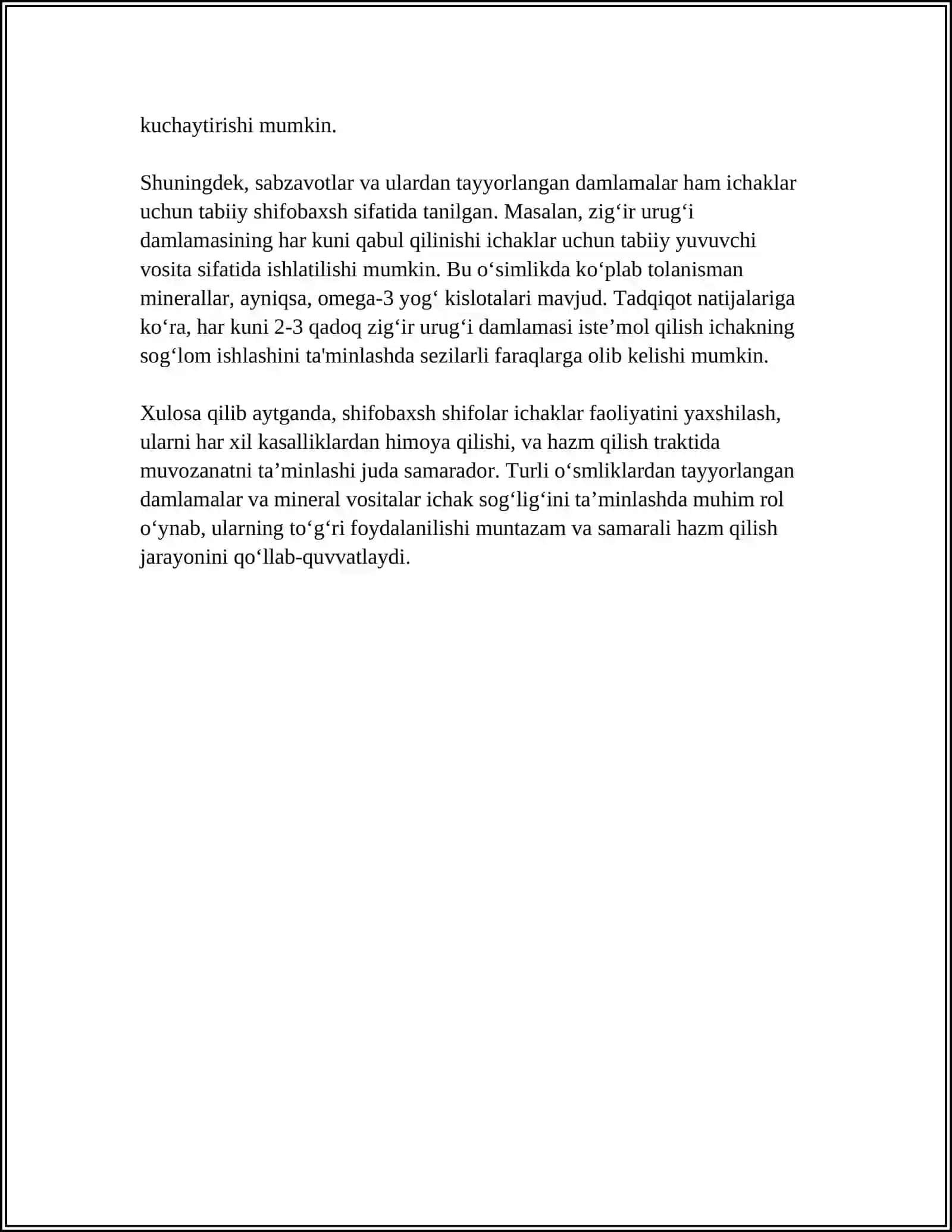 HAZM SHIRASINING TARKIBI AHAMIYATI ICHAKLARDA SHIRALARNING SÔRILISHI 4