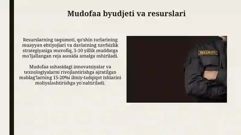 Mudofa va xafsizlik 4
