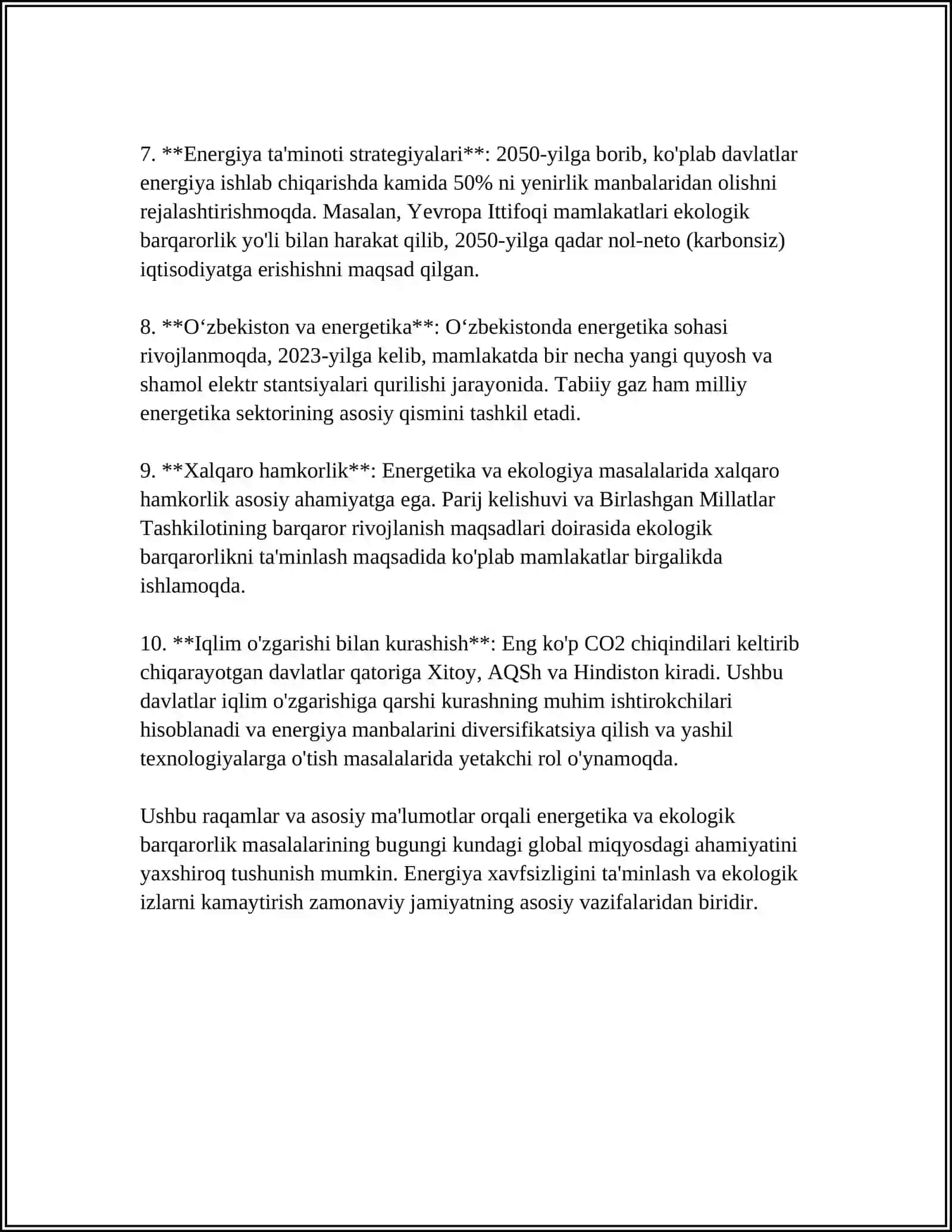 ENERGETIK RESURSLARNING EKOLOGIK MUAMMOLAR 4