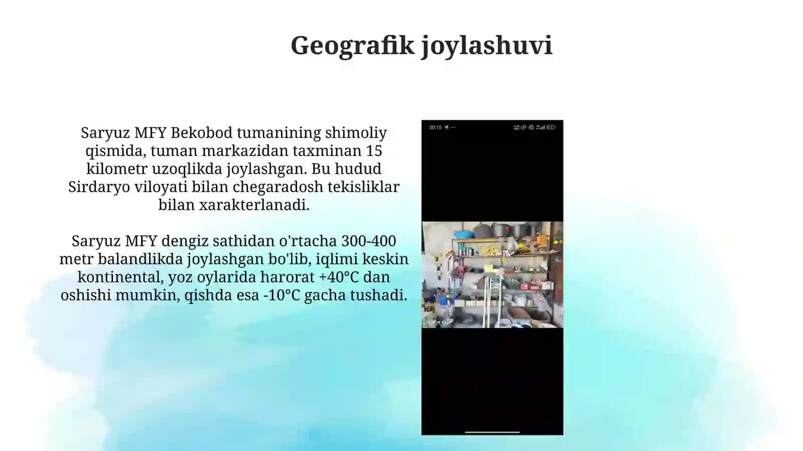 Saryuz mfy haqida malumot 4
