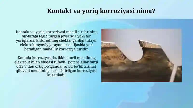 Kontakt va yoriq korroziyasi 4