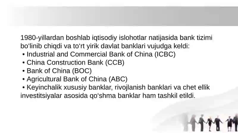 Xitoy banklari faoliyati 4