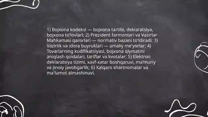 Bojxona siyosati 4