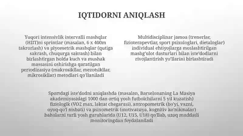 Sport mashqlariga oʻrganish metodikasi 4
