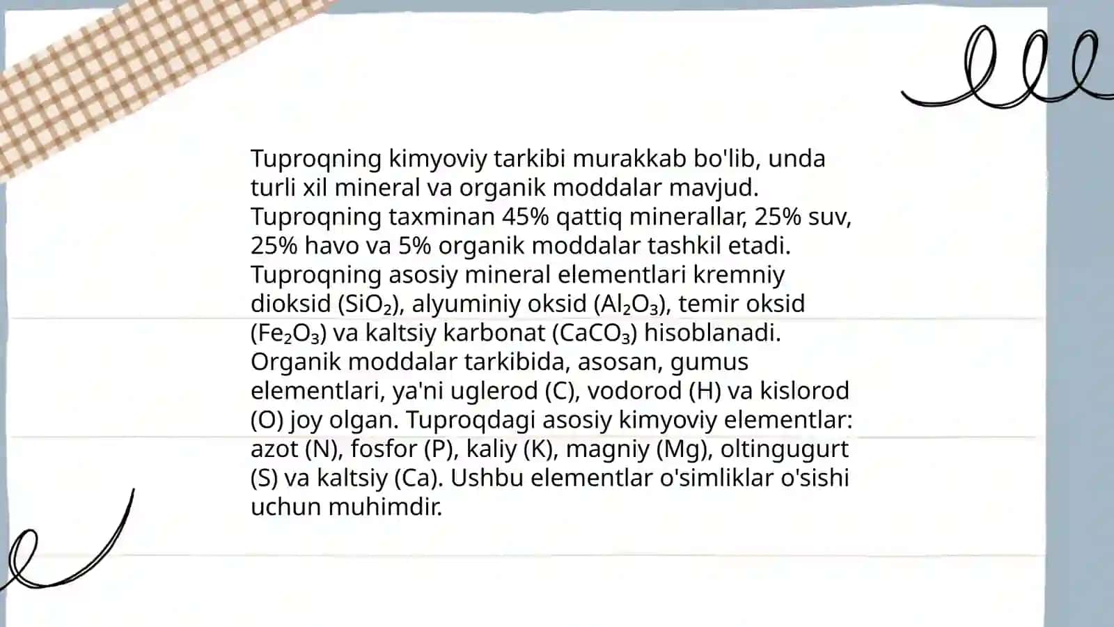 Tuproq gigiyenik baholash 4