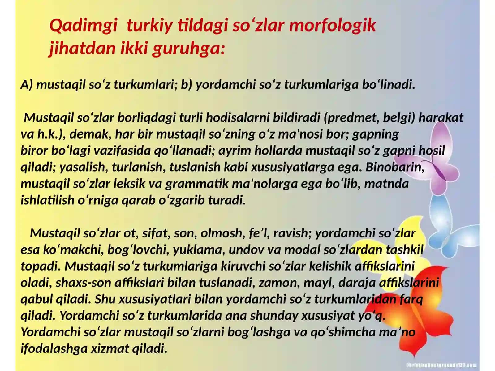 Qadimgi turkiy tillarda soʻz yasalishi 4