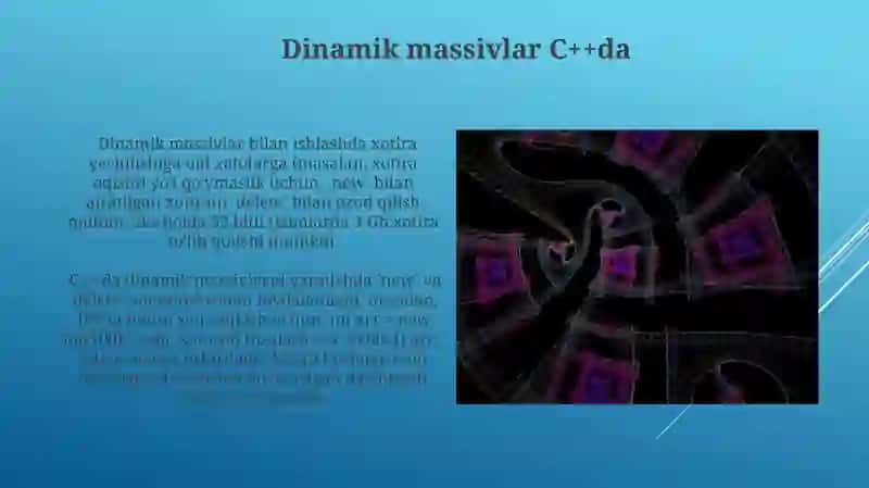 Bir O'lchovli Massivlar 4