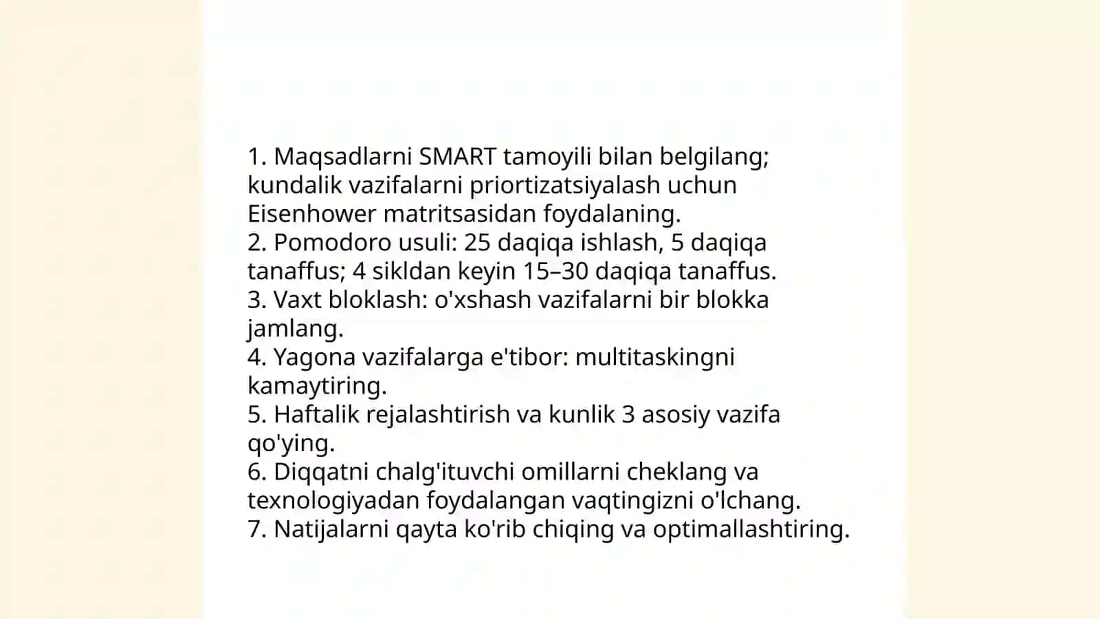 O'z o'zini rivojlantirish strategiyalari 4