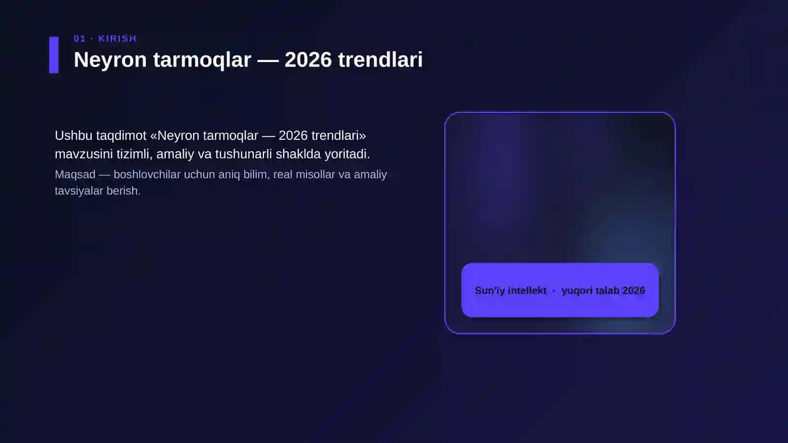 Neyron tarmoqlar — 2026 trendlari 4