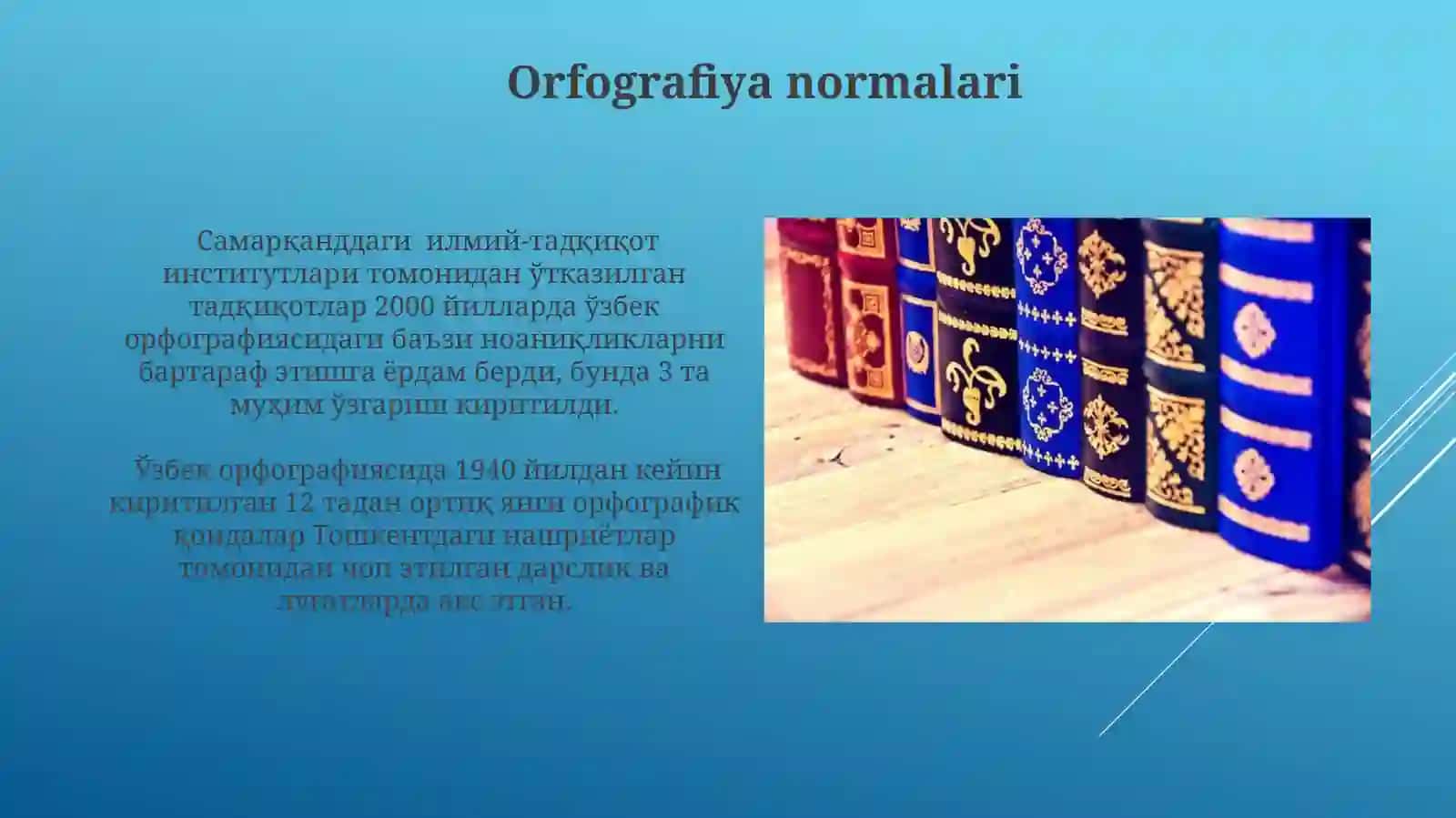 O'zbek adabiy tili me'yorlari 4