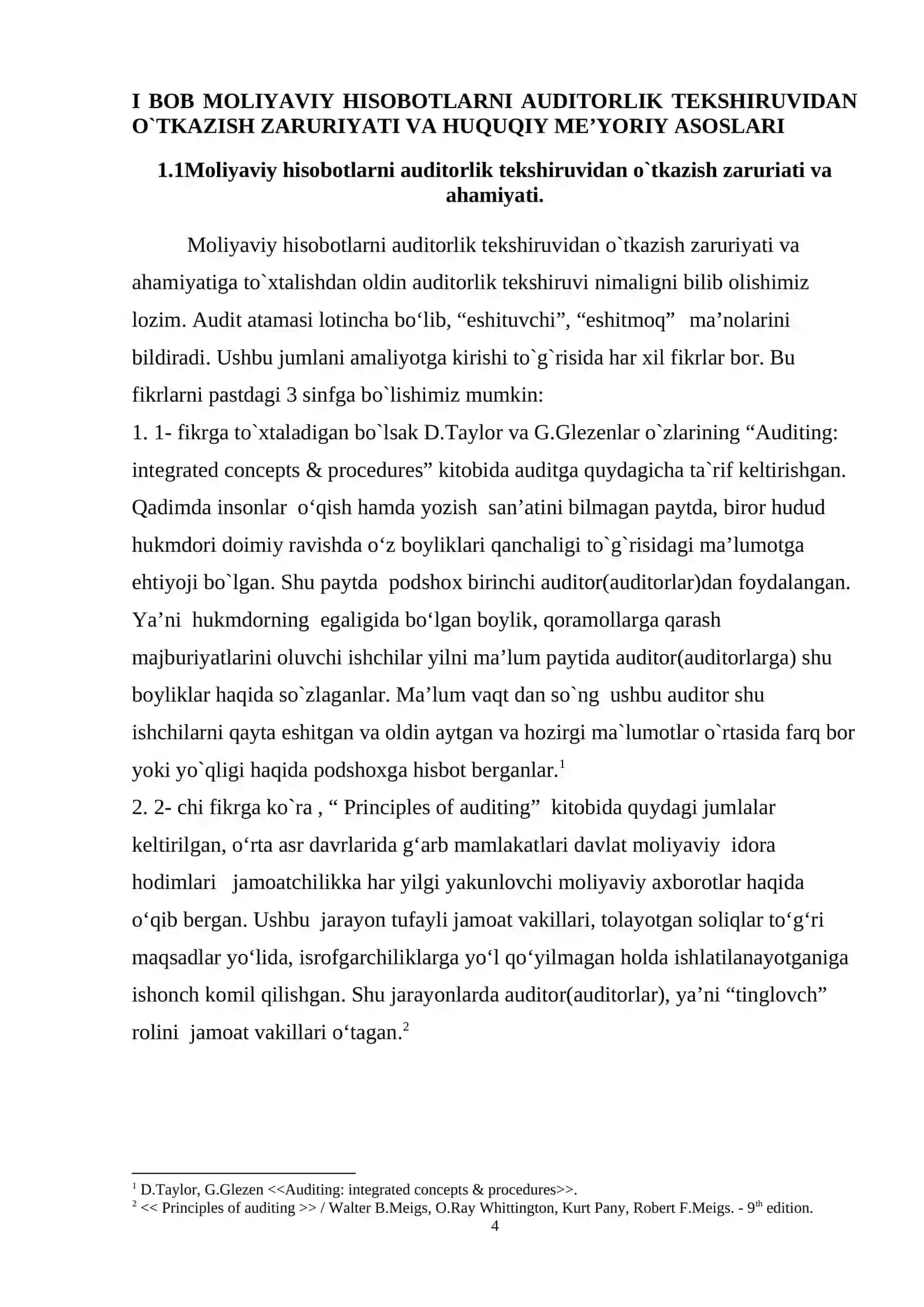 MOLIYAVIY HISOBOTLARINI AUDITORLIK TEKSHIRUVIDAN O‘TKAZISH 4