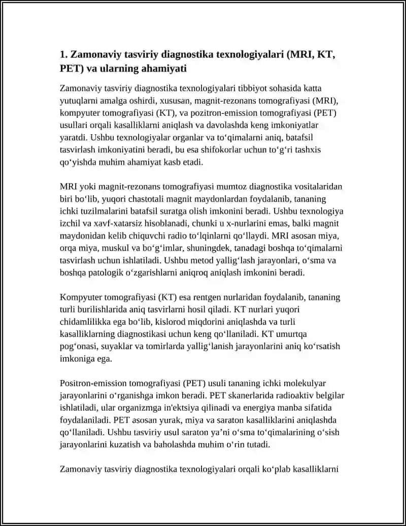 INOVATSION TIBBIYOTDA DIAGNOSTIKA USULLARI VA ULARNING AHAMIYATI 4