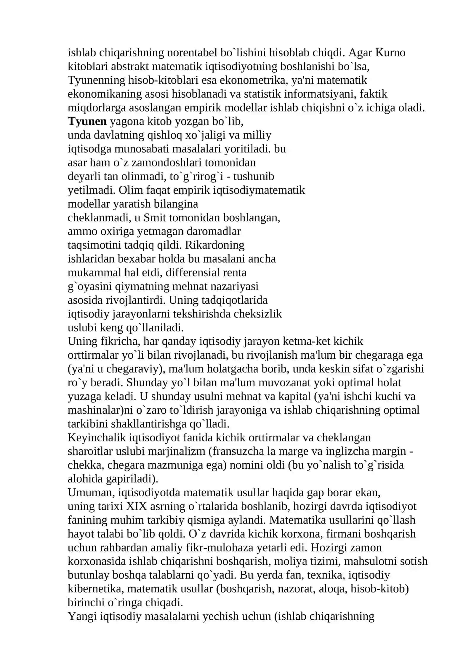 Iqtisodiyotda matematik uslublar 4
