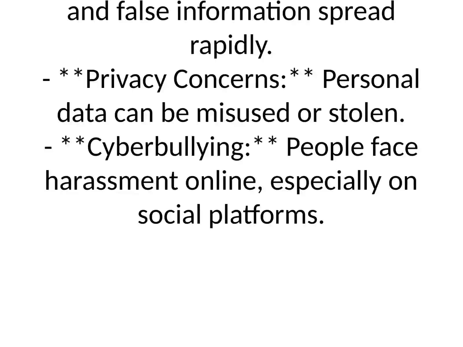 Internet: More Positive or Negative Impact on Society? 4