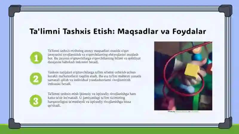 Ta'limni tashxis etish 4