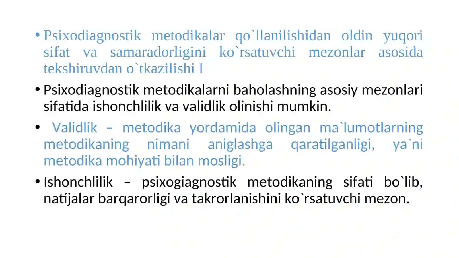 Психодиагностиканинг Психометрик Асослари 4