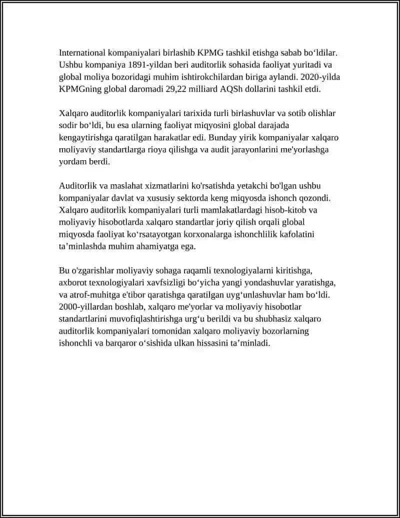 Xalqaro auditorlik kompaniyalari 4