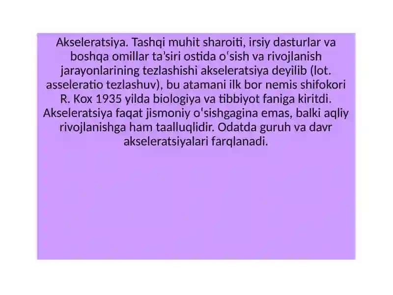 O’sish va rivojlanish 4