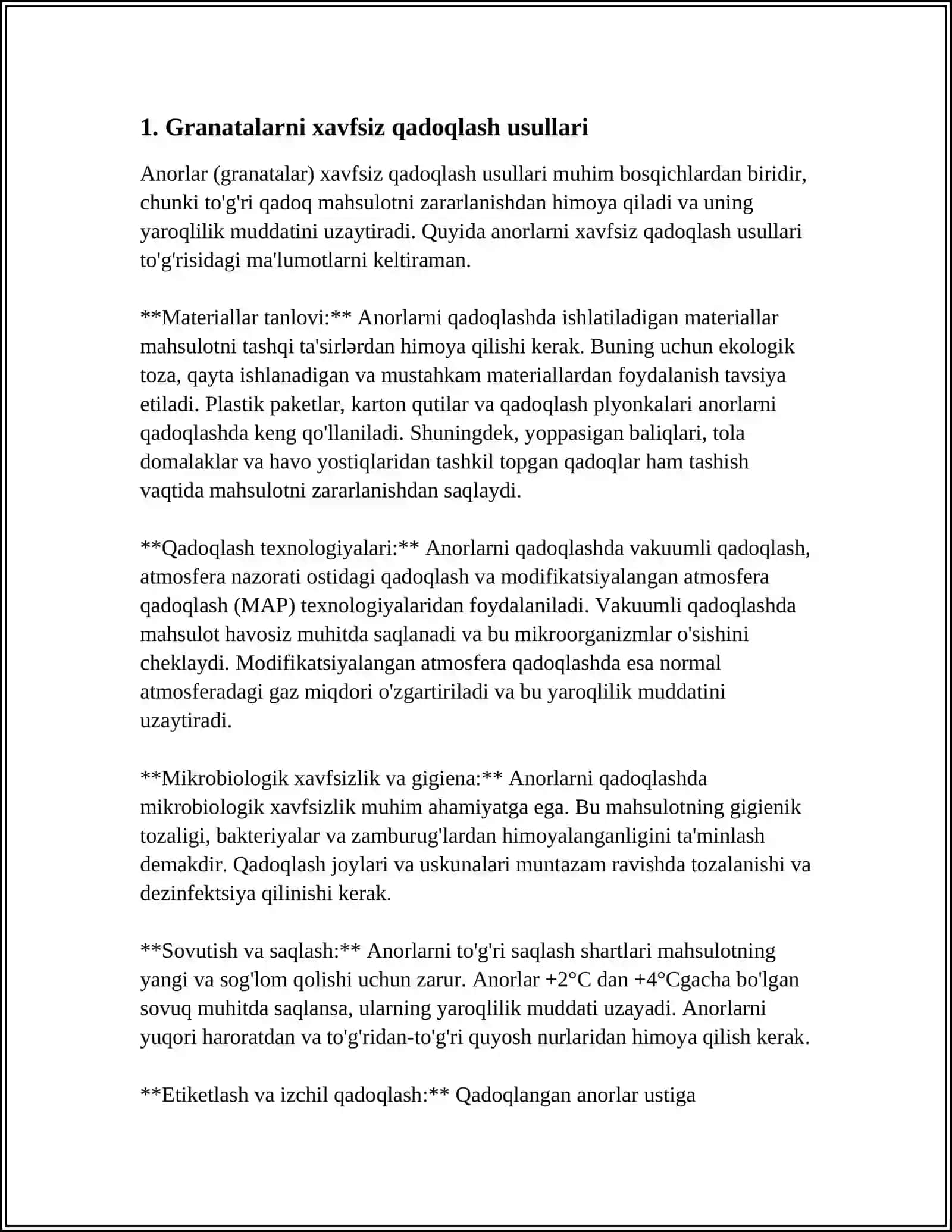 Granatalarni xavfsiz qadoqlash usullari 4