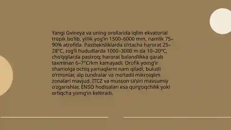Yangi Gvineya va uning orollari 4