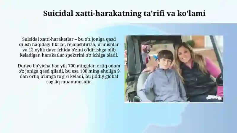 Suitsid xatti-harakatlari 4