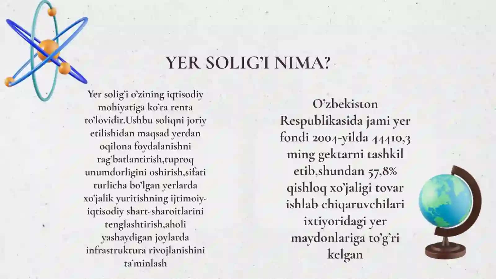 YURIDIK SHAXSLARDAN OLINADIGAN YER SOLIG’I 4