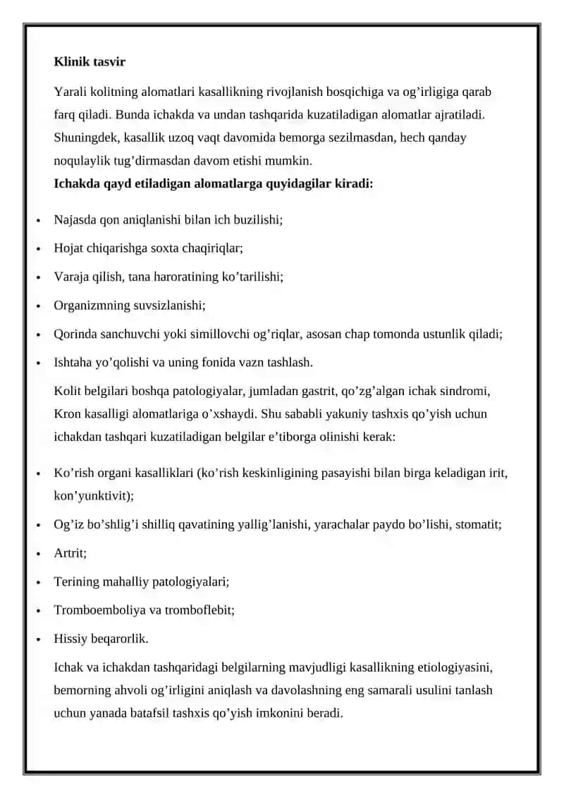 Nospetsifik yarali kolit 4