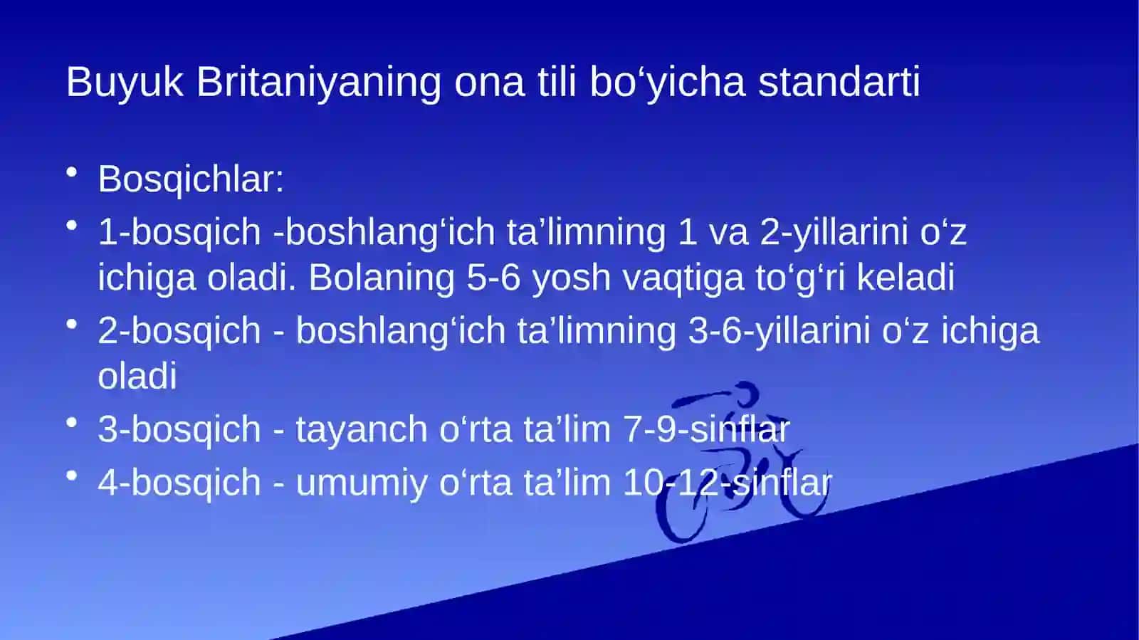 Ona tilini o‘qitish bo‘yicha xorijiy davlatlar standartlari 4