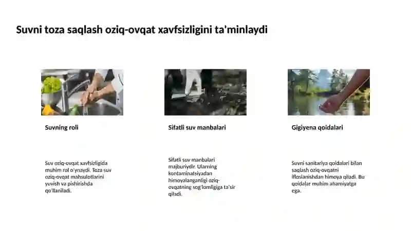 Ovqatlanishni gigenik bohalash 4