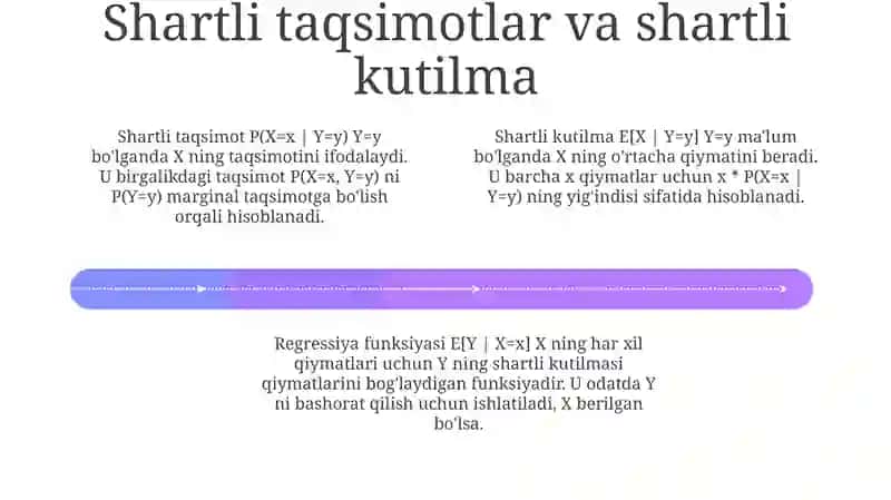 Ko‘p o‘lchovli taqsimot. Shartli taqsimotlar 4