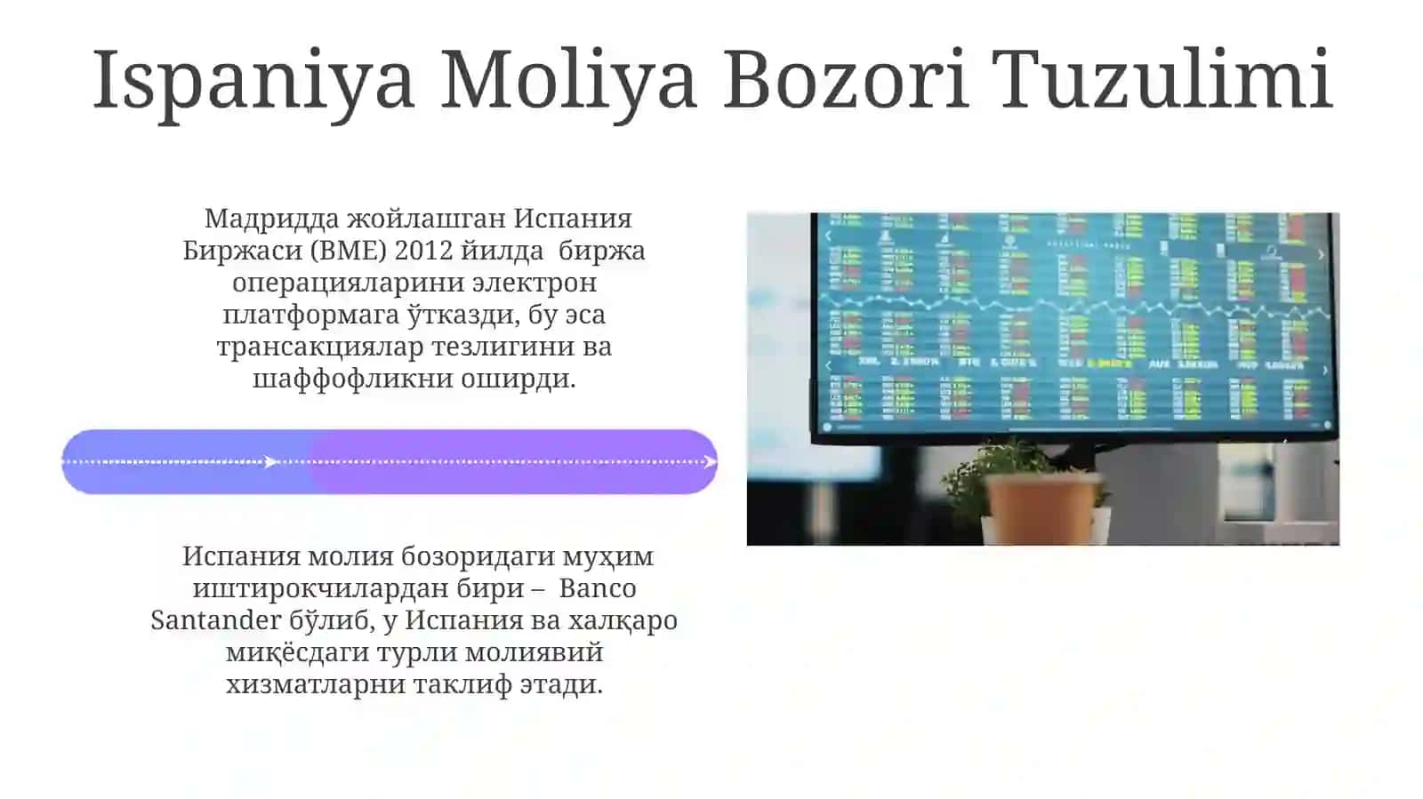 Ispaniya fond birjasi va moliya bozori 4
