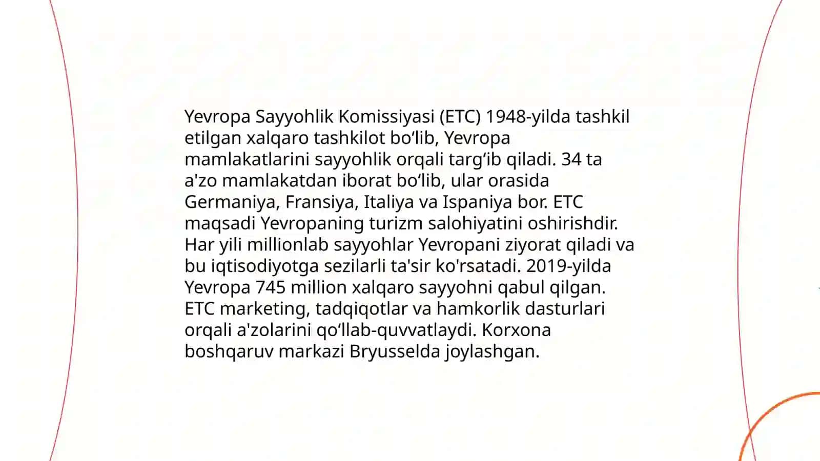 Jahon Sayyohlik Tashkiloti (UNWTO) 4