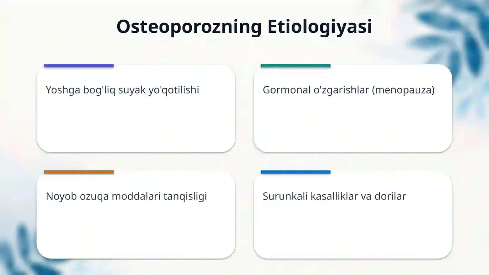 Osteoporoz diagnostikasi va klinikasi 4