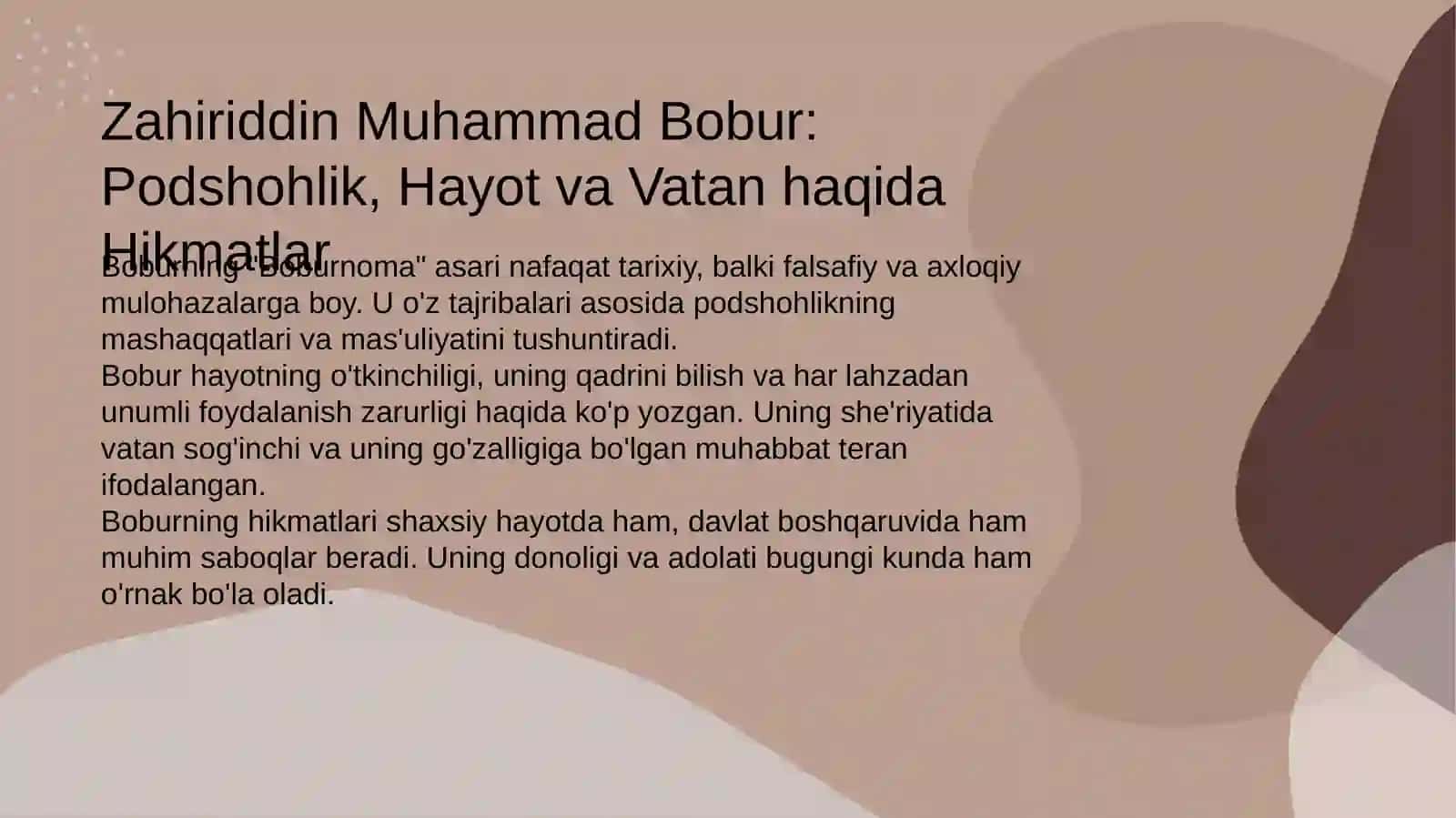 O'zbek mumtoz adabiyoti: Donishmandlik va Hikmat Saboqlari 4
