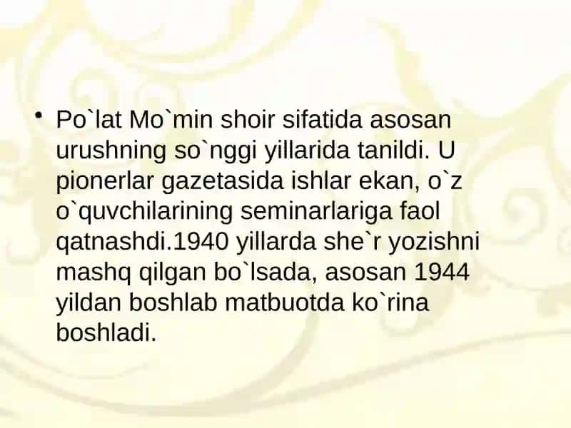 Po'lat Mo'min-Bolalaryozuvchisi 4