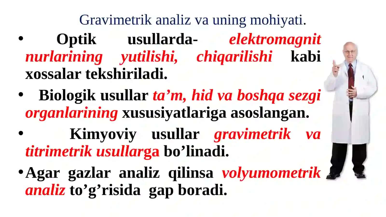 Gravimetrik(tortma)analiz.Mohiyativausullarilari 4