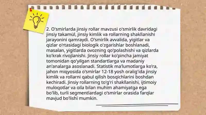 Rivojlanish psixologiyasida jinsiy identitet va rollar 4