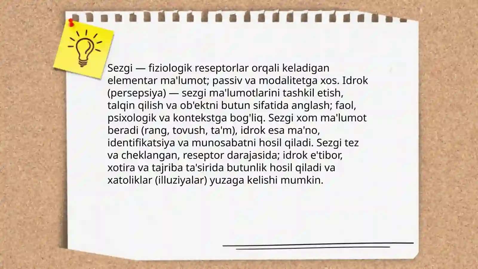 Sezgi va uning turlari 4