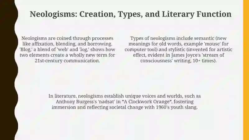 Presentation on Special Literary Vocabulary 4