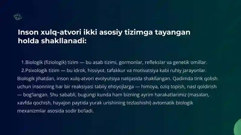XULQ ATVORNING PSIXOFIZOLOGIK ASOSI 4